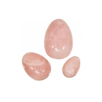 Rose Quartz Yoni Egg Set