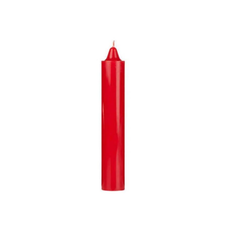 Red Jumbo Candle 9"