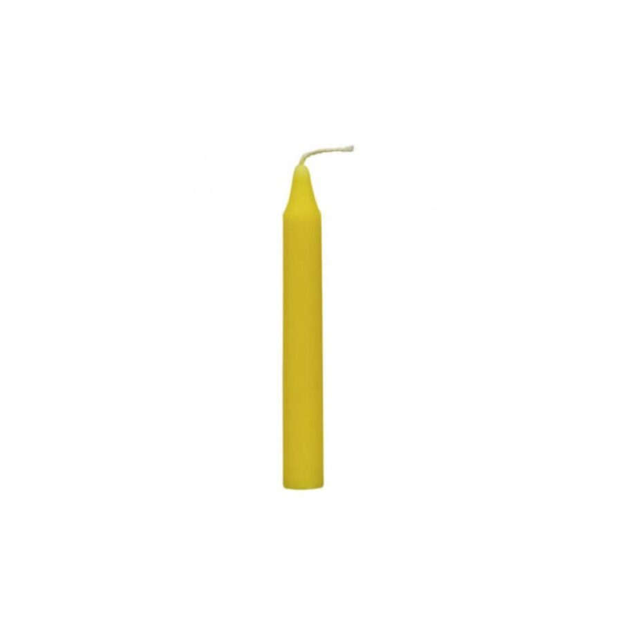 Yellow Chime Candles 4"