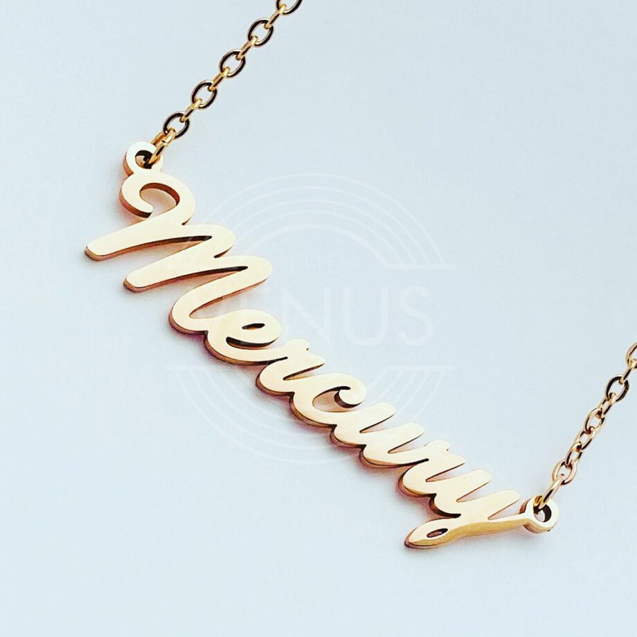 Planet Mercury Necklace